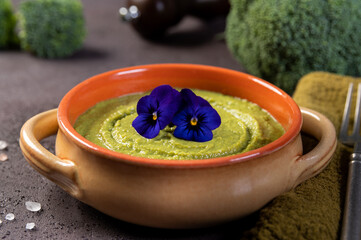 Broccoli puree.