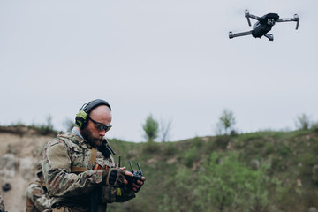 Ukrainian military drone operator prepares for air intelligence