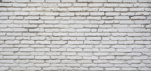 White brick wall. Facade of an old building. Architectural background. Generative AI