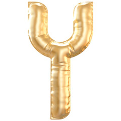 Balloon Letter Y Gold