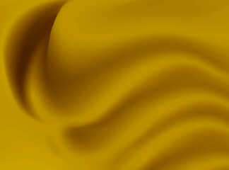 dark yellow abstract background with beautiful wavy