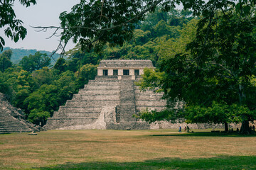 Mayan ruins in Palenque, Chiapas, Mexico.