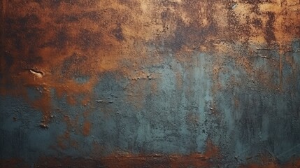old grunge copper bronze rusty texture - obrazy, fototapety, plakaty