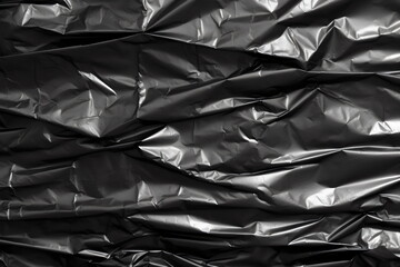 black plastic bag background texture made with generative ai