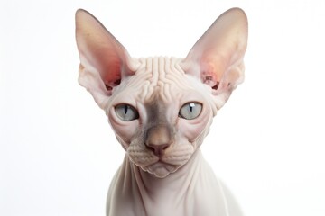 Sphynx cat on white background Generative AI