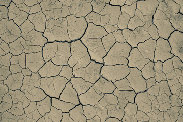 Dry cracked earth background. Global warming and climate change concept.