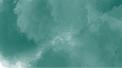 Abstract green watercolor background.Hand painted watercolor. vector