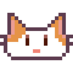 Fototapeta premium cat pixel