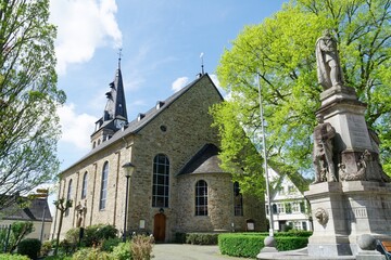 Kirche am Markt  in Essen-Kettwig, Nordrhein-Westfalen, Deutschland