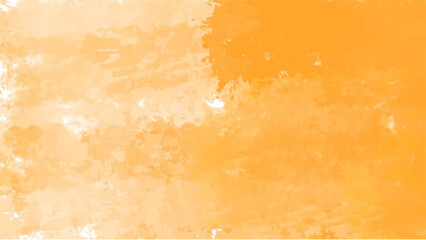 Abstract orange watercolor background.Hand painted watercolor. vector