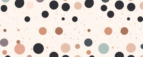 Fototapeta na wymiar Minimalist abstract trendy dot pattern. Fashionable template for design, Generative AI