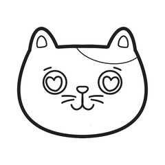 cat in love
