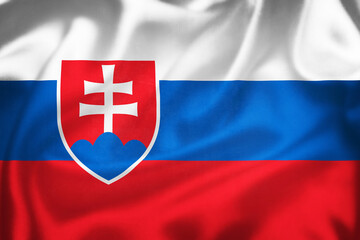 Grunge 3D illustration of Slovakia flag