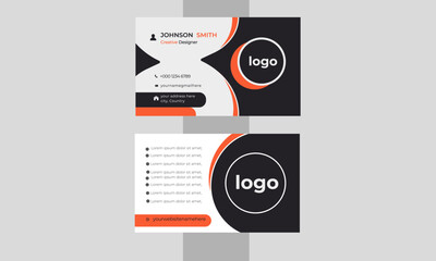Professional Business Card Design Template. 