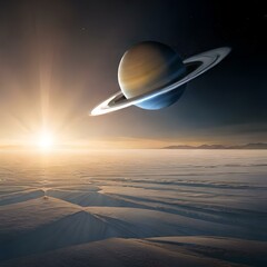 Obraz na płótnie Canvas spaceship and earth