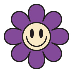 Flower Retro Groovy
