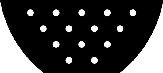 Kitchen sieve icon