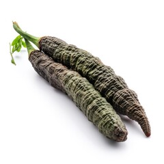Long pepper isolated on white background. Generative AI