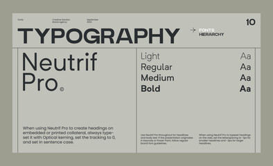 Brand identity guideline template to create visual identity of your company