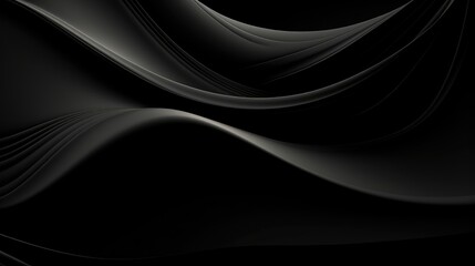 Abstract black background - generative AI