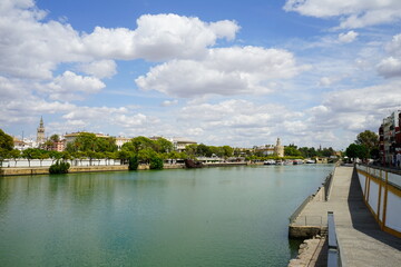 Fototapeta na wymiar Guadalquivir river, Sevilla, Andalucia, Spain