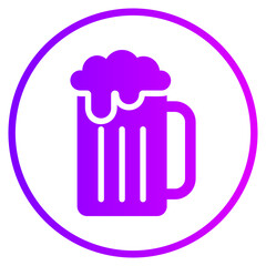 beer gradient icon