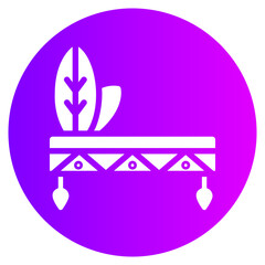 headdress gradient icon