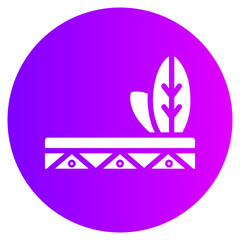 headdress gradient icon