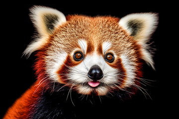 Fototapeta premium close up of a raccoon