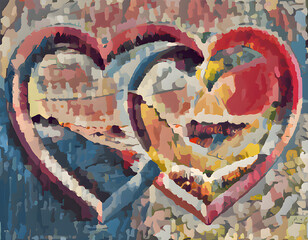 mosaic of heart