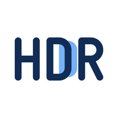 hdr filled line icon
