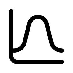 histogram glyph icon