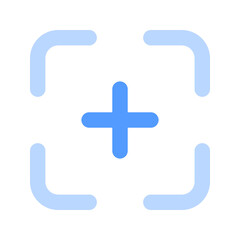 Obraz premium focus duotone icon