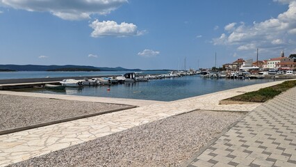 Obraz premium view of the port country