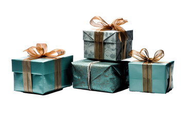 gift boxes, isolated on white background PNG
