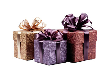 Obraz premium gift boxes, isolated on white background PNG