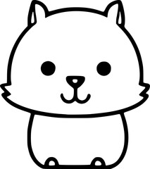 Obraz premium Animal Face Icon