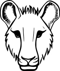 Lion Animal Face