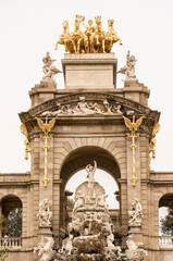 Fototapeta na wymiar entrance to public sight in Barcelona