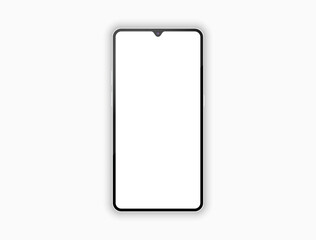 smartphone mock up. vector illustration