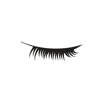 eyelash logo icon