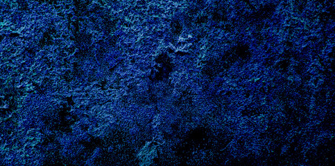 concrete cement wall texture background for template, Dark Blue Color