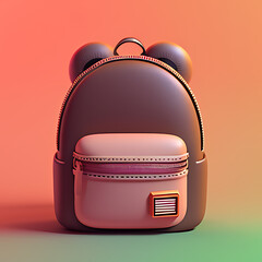 3d render of a backpack made with generative AI