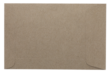 Brown envelop on transparent background (PNG File) 