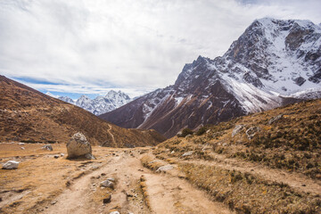 Trail in Sagarmatha national park, Nepal