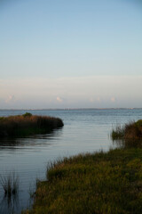 View of water in the Outerbanks North Carolina