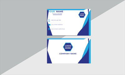 Unique Business Card Design Template.