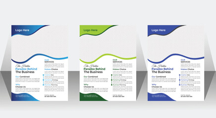 Free PSD business flyer concept for design
