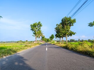 road in the countryside