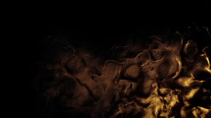Fototapeta premium glowing ancient gold or brown constitutional lines surface - abstract 3D illustration